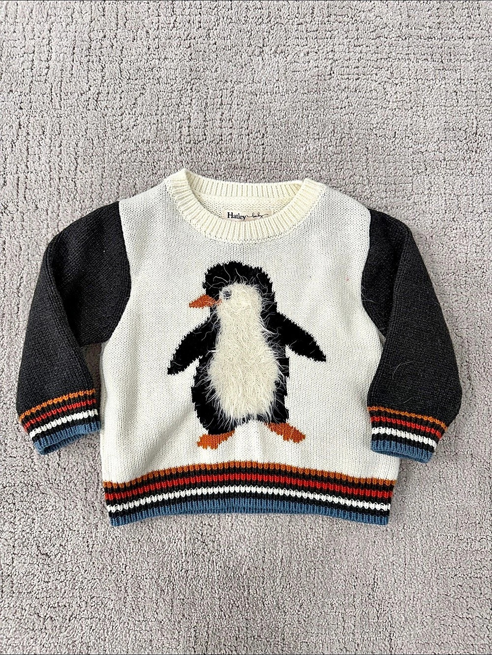 Hatley Baby Penguin Sweater 9-12M